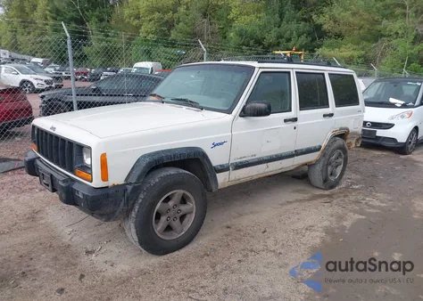 1997 Jeep Cherokee Sport из США, поврежденный, VIN 1J4FJ68S1VL592797